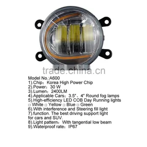 Round Korea Chip Fog Light Assembly For Toyota Avanza Ford Mondeo Jeep thumbnail-2
