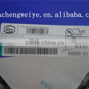 SMD Aluminum Electrolytic Capacitors 470UF 16V 8*10 thumbnail-1