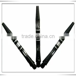L Size Black Aluminum Carved Dart Stems thumbnail-1