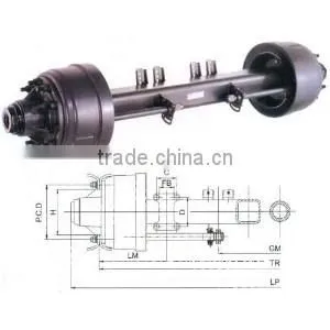 Germany Type Trailer Axle for Uae thumbnail-1