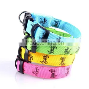 Adjustable Pet Dog Flashing Safety Glow Collar LED Lights thumbnail-1