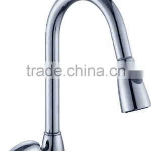 Wholesale And Retail Promotion Modern Deck Mounted Brass Bathroom Kitchen Faucet Vanity Sink Mixer Tap thumbnail-1
