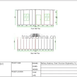 Beautiful and Comfortable One Bedroom Prefabricated Wedding House With New Pateneted Foamed Cement Board Design thumbnail-5