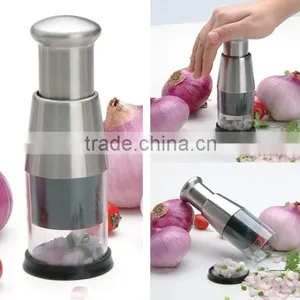 S/S +ABS+PS+PP 15.9*5.9*5.9 Hot Sale Kitchen Utensil Onion Chopper/ginger Garlic Chopper/mini Chopper thumbnail-1