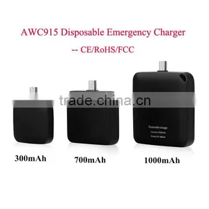 AWC915B Cheap Wholesale Emergency 700mAh Disposable Cell Phone Charger One Time Disposable Wholesale Mini Power Bank Supplier's Choice thumbnail-6