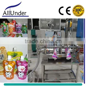 Small Capacity Semi Automatic Standing Up Pouch Packing Machine thumbnail-1