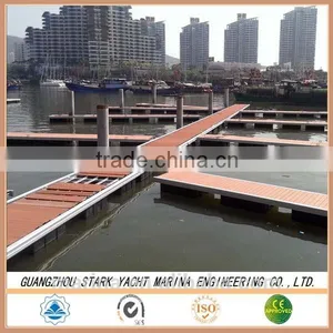 Floating Marina Aluminum or Galvanized Steel Pontoon System Manufactured in China thumbnail-1