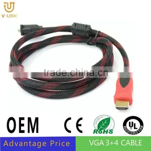 Hot Seller S-video to Hdmi Cable Wholesale Hdmi to Vga Splitter Cable thumbnail-1