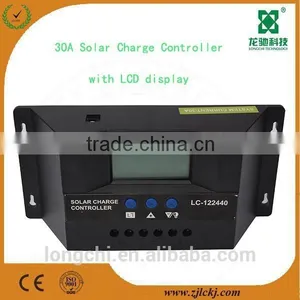 30A PWM Solar Charge Controller With LCD Display thumbnail-1