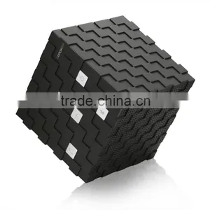 New Magic Cube Portable Wireless Bluetooth Speaker Black and White AM000081 thumbnail-2