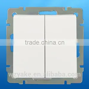 YK003Hot Sale 2 Gang 2 Way Euro Style Electric Wall Switch thumbnail-1