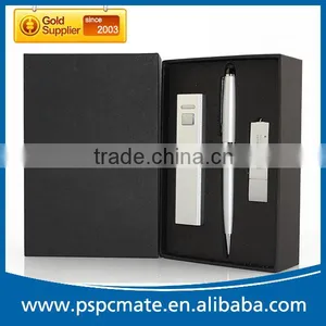 Customized Power Bank /Screen Touch Pen /USB Flash Drive Business Travel Gift Kit as Xmas Gift thumbnail-1