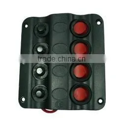 4 Gang, Wave Shape Switch Panel thumbnail-1