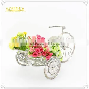 Antique Silver Iron Powder Coated Garden Planter thumbnail-4