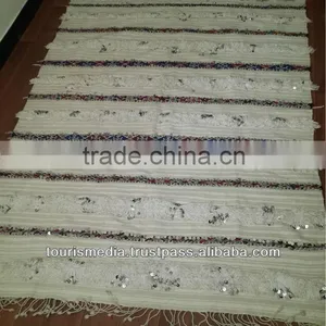 Vintage Moroccan Wedding Blanket 186cm x 136cm Wholesale of Handira thumbnail-1