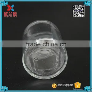 Clear Round Medicinal Alcohol Glass Bottle With White Cap130ml thumbnail-4