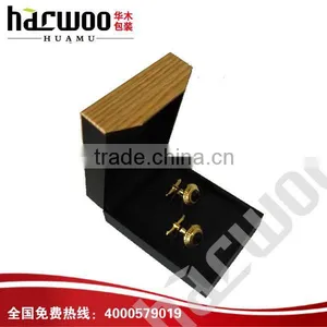 Golden MDF Cufflink Packaging for Sale thumbnail-1