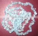 Blue Topaz Chip Gem Beads. thumbnail-1