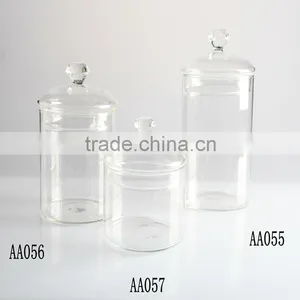 Clear Glass Cloche Bell Jar for Storage Home Decor Wholesale thumbnail-1