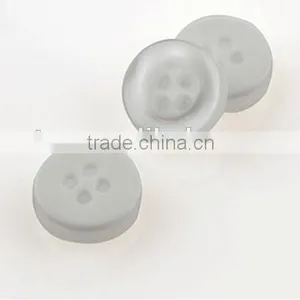 Custom Black Button Laser Logo Plastic Button Polyester Button Resin Button for Garment thumbnail-1