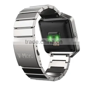 Luxury Stailess Steel Strap For Fitbit Blaze Smart Watch Band Link Bracelet Quality Choice thumbnail-2