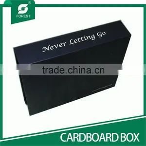 LUXURY CARDBOARD GIFT BOX BLACK MATT BOX thumbnail-6