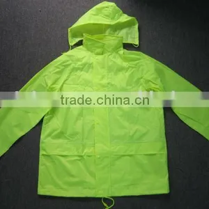 Polyester PVC Rain Jacket thumbnail-1