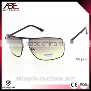 Men 2016 Square Uv400 Lens Polarized American Style Glasses Metal Sunglasses Eyewear OEM thumbnail-2