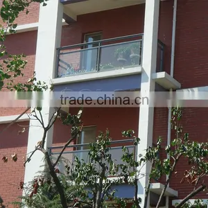 Security Indoor Glass Balcony Railing for Resident and School Supplier's Choice thumbnail-1