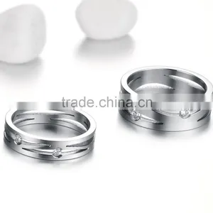 High Quality Silver Couple Rings Jewelry Peruvian Wedding Rings thumbnail-3