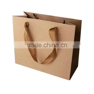 Factory Price ho Tbrown Kraft Paper Bag With Handle thumbnail-2