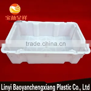 610x410x170mm Plastic Fish Basket for Turnover Transportation Convert thumbnail-1