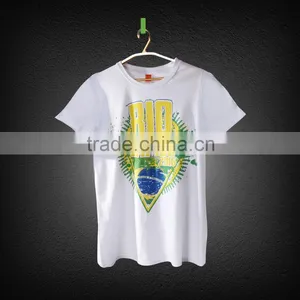 Organic Cotton Tshirt Shirt Short Sleeve Tshirt Custom thumbnail-1