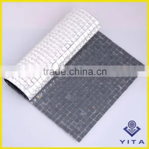 Factory Price Hotfix 8*8MM All Glass Rhinestone Mesh Sheet 24*40cm thumbnail-3