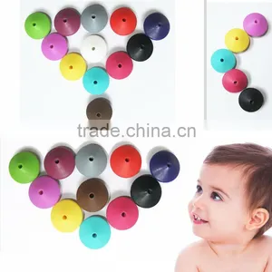 Mixed Food Grade Silicone Bead For Mom Nursing Necklace Jewelry Making Wholesale Chew Baby Teething Beads thumbnail-4