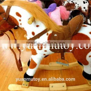 Plush Horse Baby Kids Toy / Valentine Chrisha Playful Plush Rocking Horse thumbnail-5