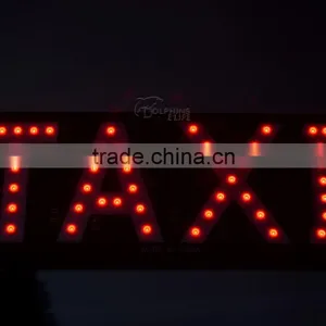 Popular 45SMD 3528 LED Taxi Top Light With Switch Indicator License Plate Light Taxi Sign Roof Light thumbnail-5