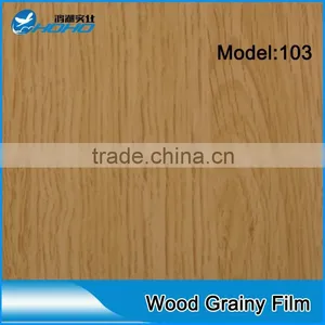 China High-quality Wood Grain Lamination Film/ Semi-rigid Pvc Foil/pvc Wooden Grain Film thumbnail-2
