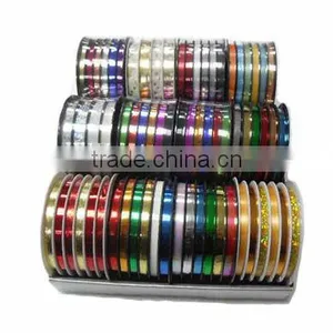 HOT SALE ! Six Channels 5mm Solid Metallic Curly Poly Ribbon Quality Choice thumbnail-1