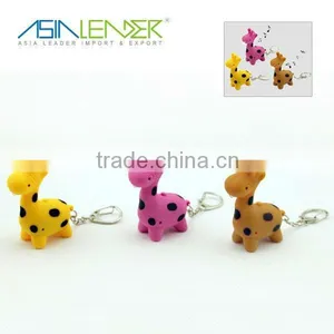 2013 Animal Shape Led Keyring Light With Sound thumbnail-1