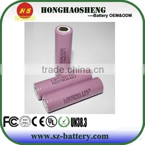 Hot New Products for 2015 LG MG1 2900mah e Bike li Ion Battery 18650 Rechargeable Lithium Battery thumbnail-2