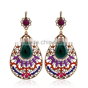 2015 Wholesale Fashion Drop Earring Imitation Diamond Beaded Earring thumbnail-6