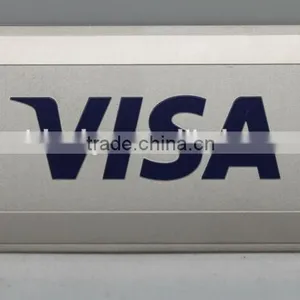 Customized VISA Brass Nameplate thumbnail-1