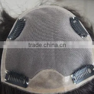 Indian Virgin Hair Super Fine Swiss Lace 100% Human Hair Men Toupee thumbnail-1