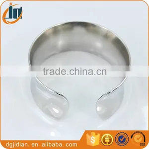 Custom Jewelry Designs Stailess Steel Blank Bangle Bracelets Wholesale thumbnail-5