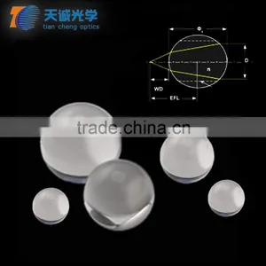 1Mm To 100Mm Bk7 Optical Glass Ball Lens Half Ball Lenses thumbnail-1