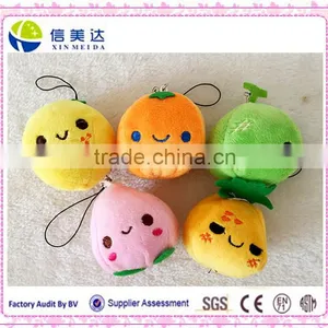 Fruit Keychain Plush Toy /plush Keychain Wholesale/ Yangzhou XMD Plush Toy thumbnail-1