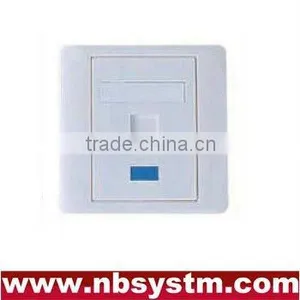 86 Type Faceplate 86x86mm Angled,one Port With Color Lcom&angled Shutter thumbnail-1