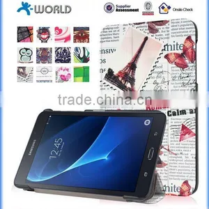 Newspaper Printing Leather Case for Samsung Galaxy Tab A 7.0, Tablet Leather Case for Samsung Tab A 7.0 (T280) thumbnail-1