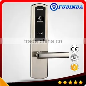 304 Stainless Steel Card Security Handle Safe Electronic Digital Hotel Smart Keyless Rfid Lock thumbnail-1